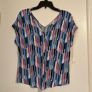 NWT Bar III colorful top.